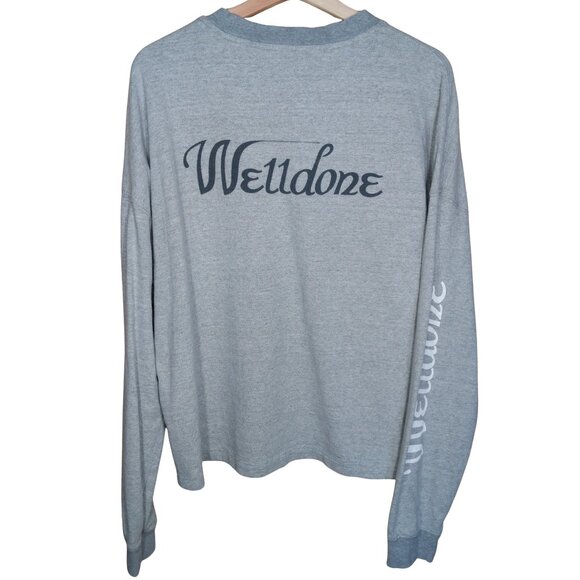 We11done Crew Neck Long Sleeve One Size Oversize Unisex - Picture 5 of 9